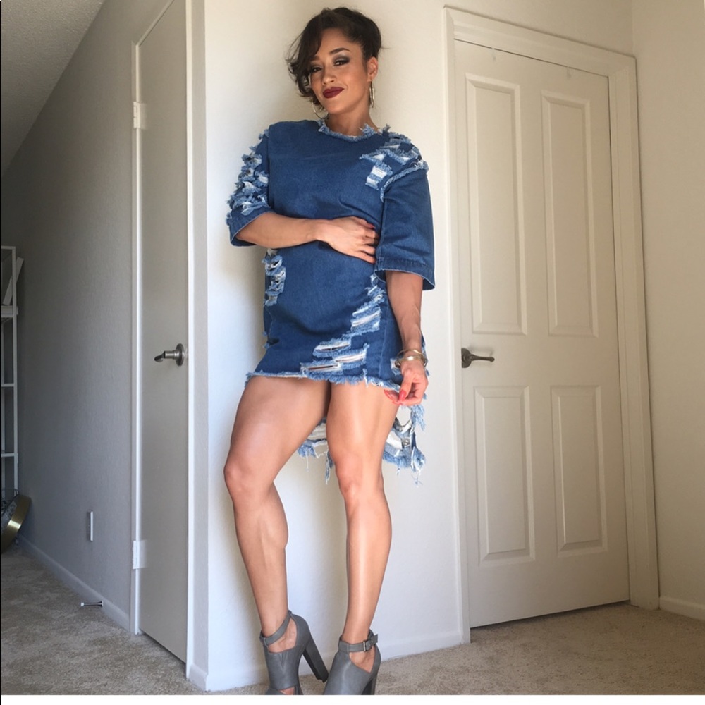 Gorgeous urban denim dress